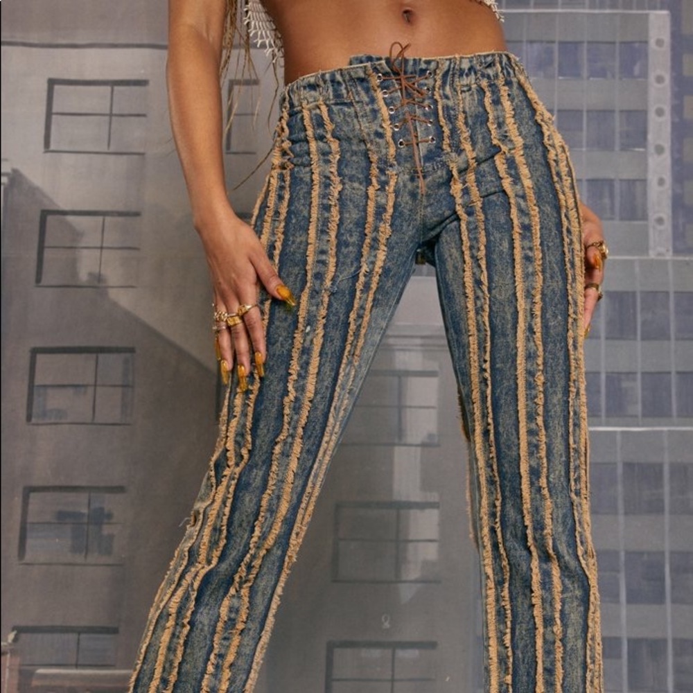 Jaded London distressed acid wash boyfriend jeans